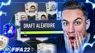 LE JEU ME FAIT UNE DRAFT ALÉATOIRE DE MALADE ! FIFA 22