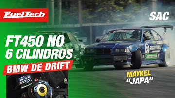 Como ficou a instalação da FT450 na BMW 6 cilindros de Drift ?