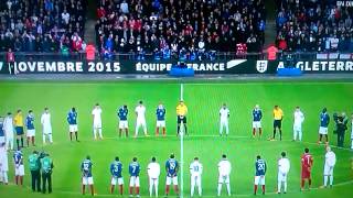 Minutes de silence France England PrayForParis