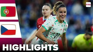 Portugal vs Czech Republic | Highlights | Women's International Friendly 21-02-2024