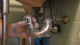 How To Repair or Replace a P-Trap or Sink Drain Pipe