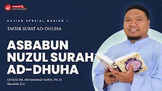 KAJIAN TAFSIR SURAT AD-DHUHA BAGIAN 1  || Ustadz Dr. Muhammad Yahya, Ph.D Hafidzahullah