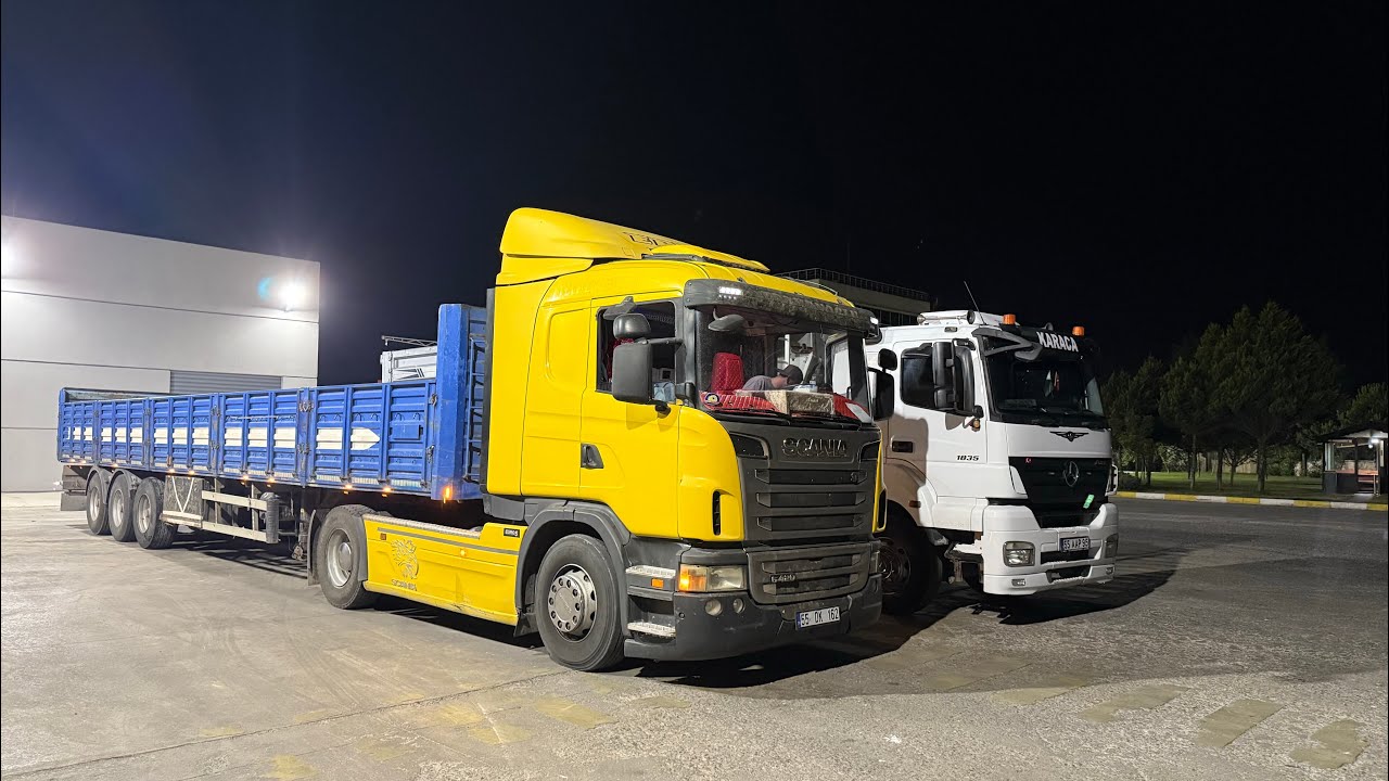 Bafra-Çorum Seferi / İki Tır Yollardayız / Yeni Tır Scania G420