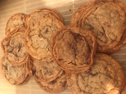 My Family and NY Times Giant Crinkled Chocolate Chip Cookies.