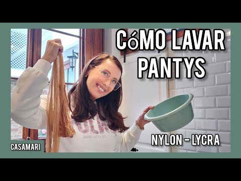 TRUCOS para lavar y tender los Pantys /medias de NYLON y LYCRA 🧺 #tips