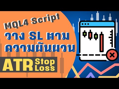 สอนเขียน MQL4 Script ส่ง Order Buy/Sell พร้อมวาง SL ตาม ATR | Volatility Based Stop Loss Script