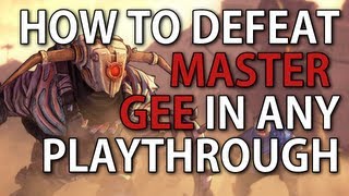 How To Defeat Master Gee In Any Playthrough With Any Character! Easiest Way Possible In UVHM! (720p)