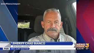 Sheriff Chad Bianco speaks with KESQ after public endorsement of Donald Trump