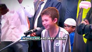 Very emotional : young boy cries while speaking to mufti Menk
