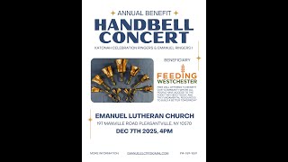 2025 Handbell Benefit Concert December 7, 2025 4PM
