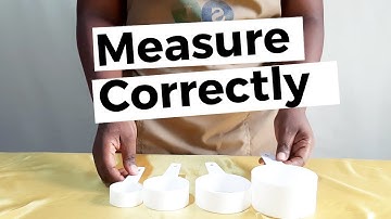 How to measure ingredients correctly || Gyendi Cocoa Baking & Icing Program