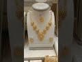 The Newest Arrivals In Gold Bridal Necklace Set 2024 مجوهرات ذهب Gold Trending Shorts Fashion 