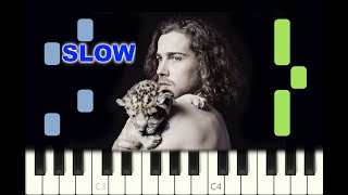 SLOW piano tutorial "PARIS SEYCHELLES" Julien Doré, avec partition gratuite