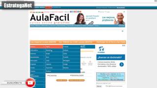 Aula Facil Cursos Gratis sin registrarse EstrategaNet