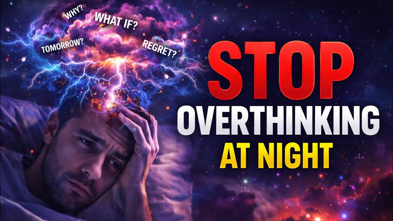 How to Stop Overthinking at Night (Do This Tonight) ✅