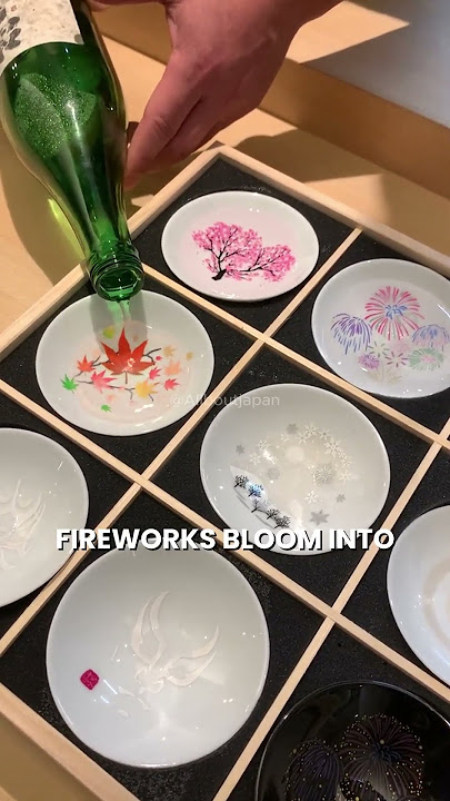 This Sake Cup Reveals Hidden Art When Filled 🎨🍶