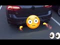 Golf R shoots flames APR crackle and pop CTS turbo, turbo back exhaust