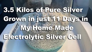Six Liter Pure Silver Crystal Harvest Pt1