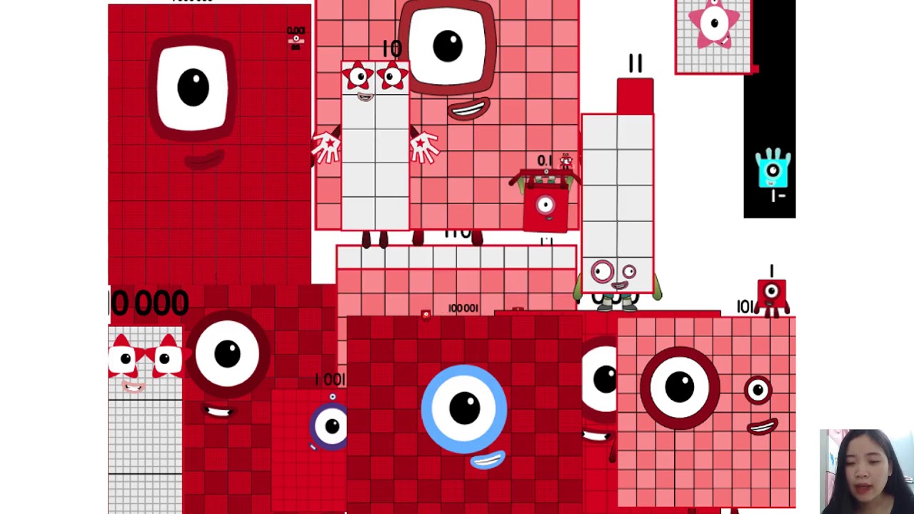 Numberblocks band added 0 01 0 001 0 0001 0 00001 100001 and 1 remix