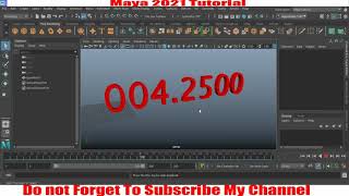 How to animate Time countdown effect in maya 2022 tutorial
