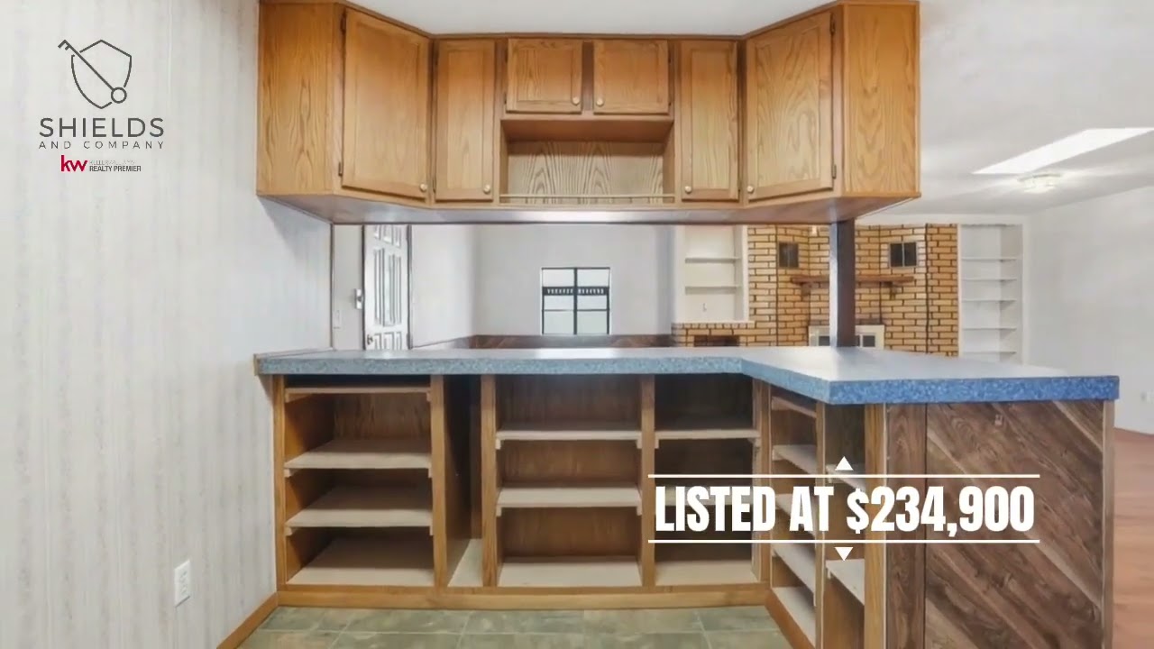 Fixer-Upper Opportunity in Owasso | 4 Bed Brick Home + She Shed on 1/3+ Acre