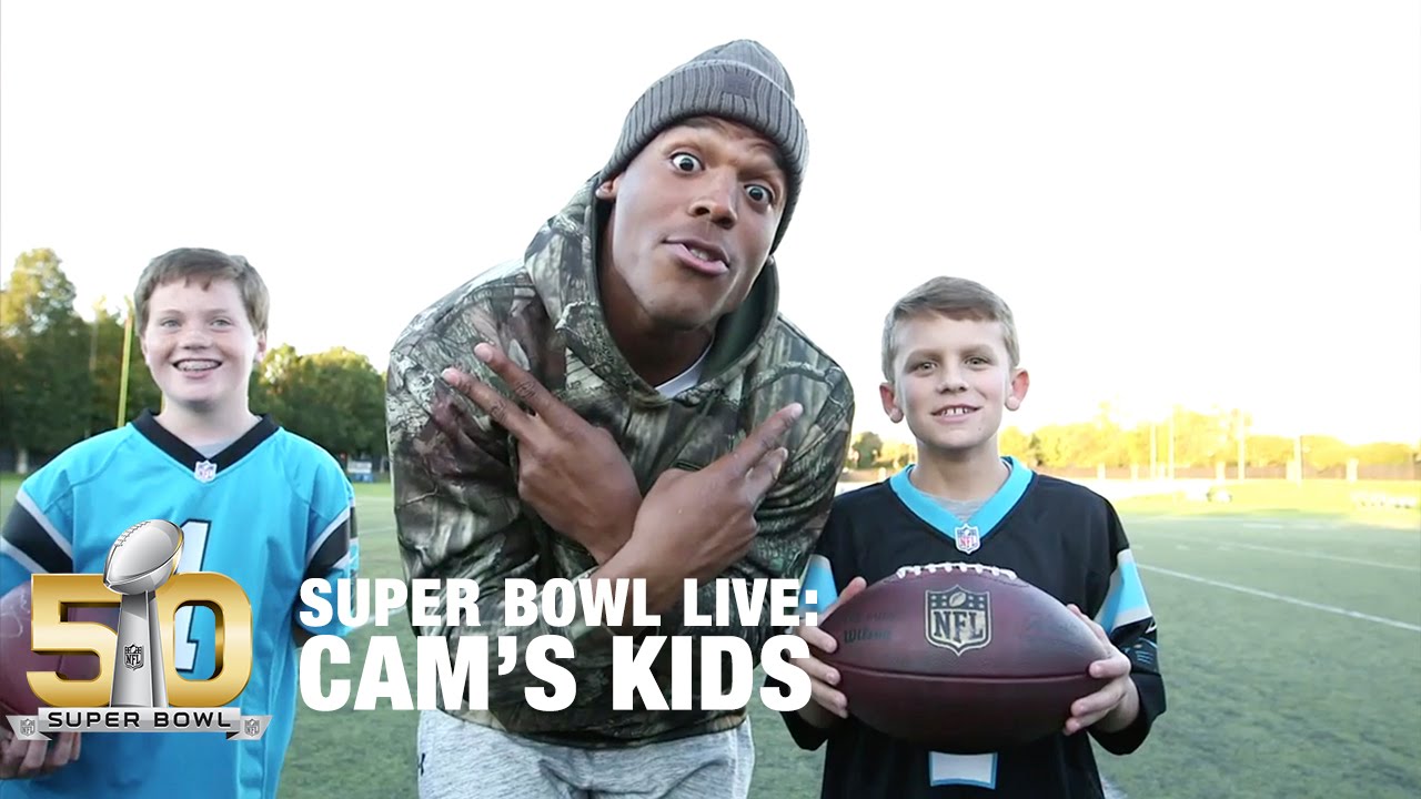 Behind The Scenes With Cams Kids Super Bowl Live NFL