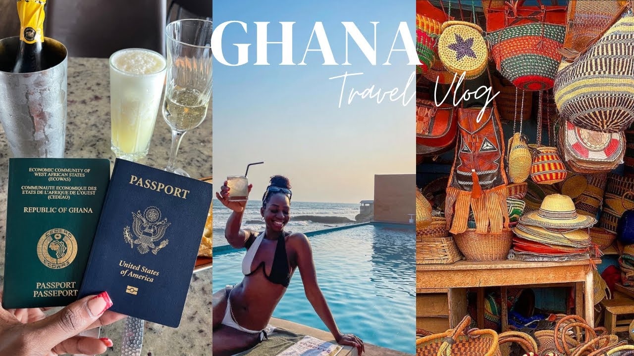 GHANA TRAVEL VLOG | Detty December 2023. Accra Art Center, Sandbox Beach Club, GRWM to travel &more!