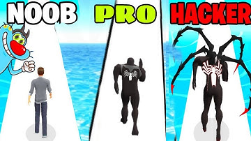 NOOB Vs PRO Vs HACKER || In Hero Verse Run || With Oggy And Jack || Mount Gamer