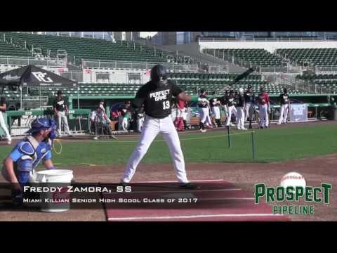 Freddy Zamora prospect video, SS Miami Killian Senior High School Class of 2017