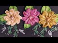 # 167 FLOR DE LISTÓN DISEÑO (RIBBON FLOWERS / HOW TO MAKE FLOWERS)