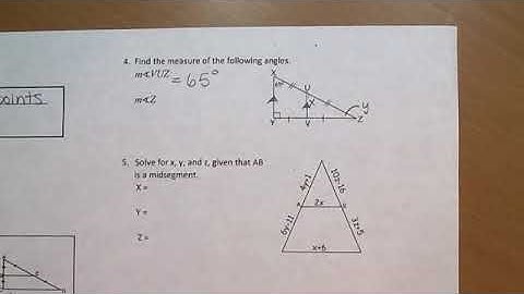 Section 6.4: The Triangle Midsegment Theorem