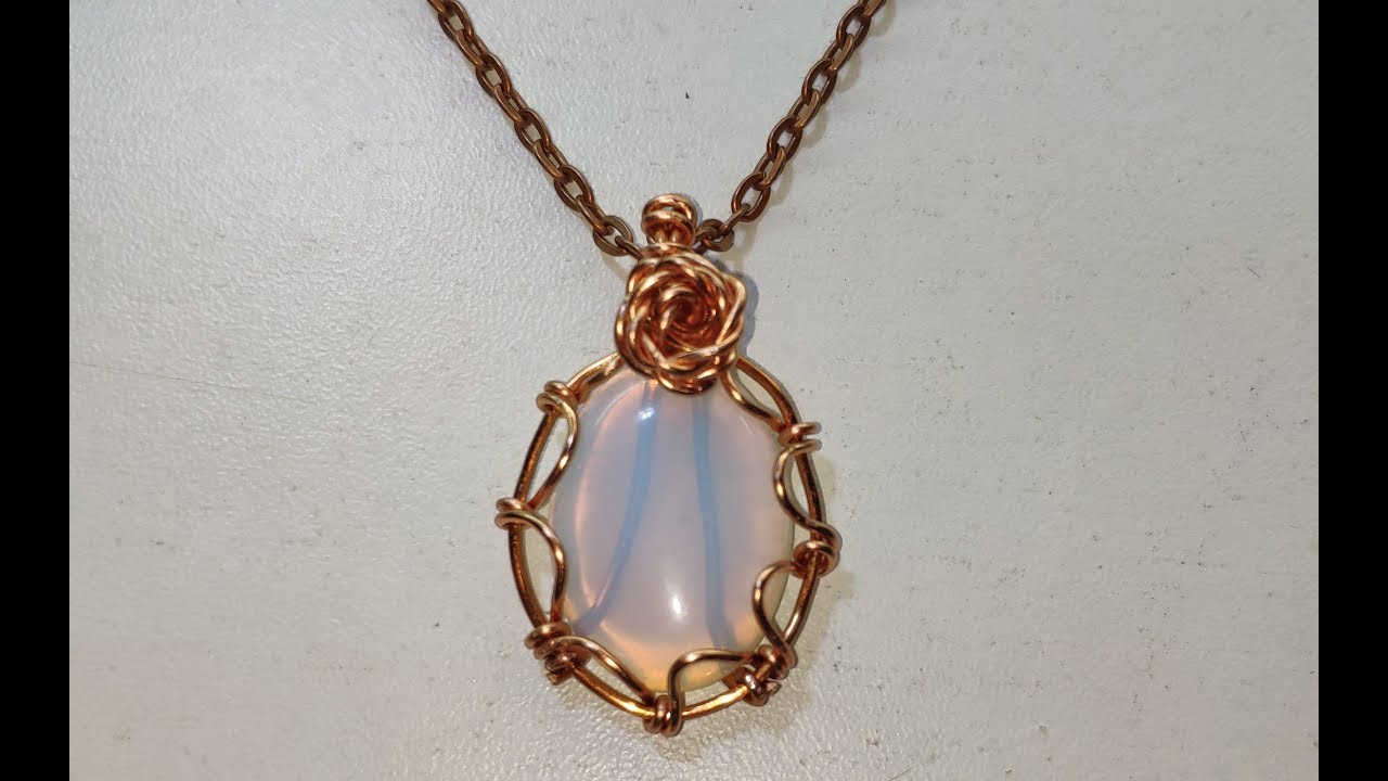 COMO BISELAR UN CABUJON CON ALAMBRE DE COBRE -  HOW TO BEVEL A CABUCHON WITH COPPER WIRE.