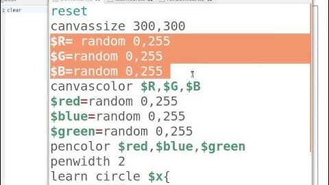 3 Special Commands in KTurtle English