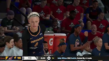 NBA 2K26 (Next Gen) - (2025 WNBA Playoffs Semifinals) Indiana Fever vs Las Vegas Aces Game 2