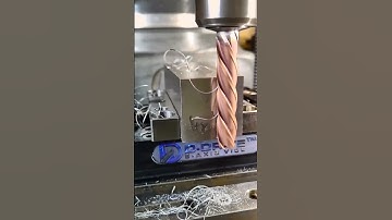 Milling Slow Motion Machining is Amazing!!! #shorts #ytshorts #cam #cuttingtools #cnc #vmc #cad