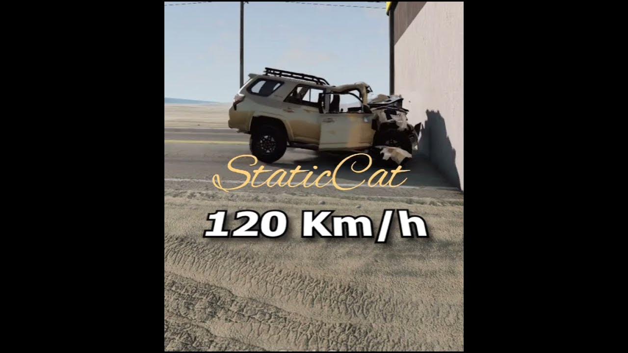 Toyota 4Runner Crash Test- BeamNG drive - YouTube