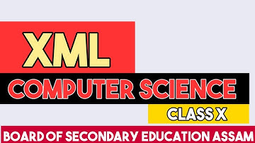 XML - Chapter 5 Computer Science | SEBA