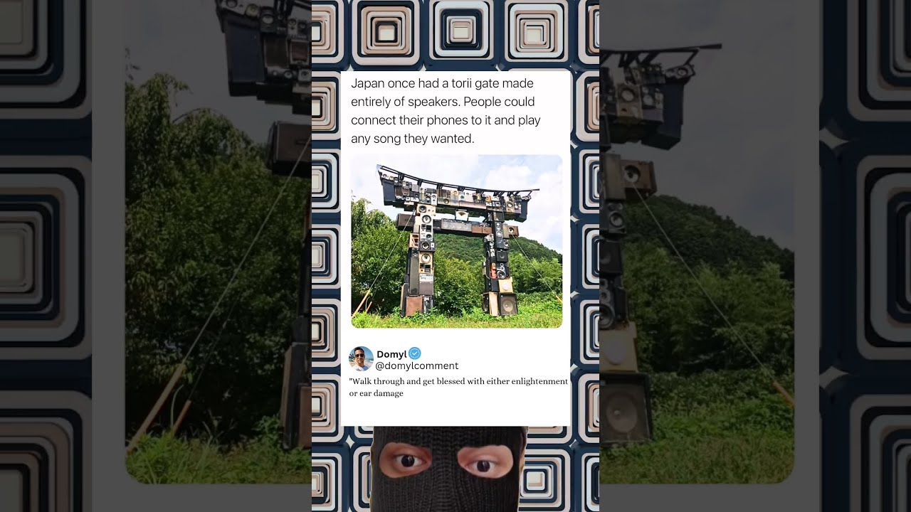 Japan Once Had A Torii Gate Full Of Speakers