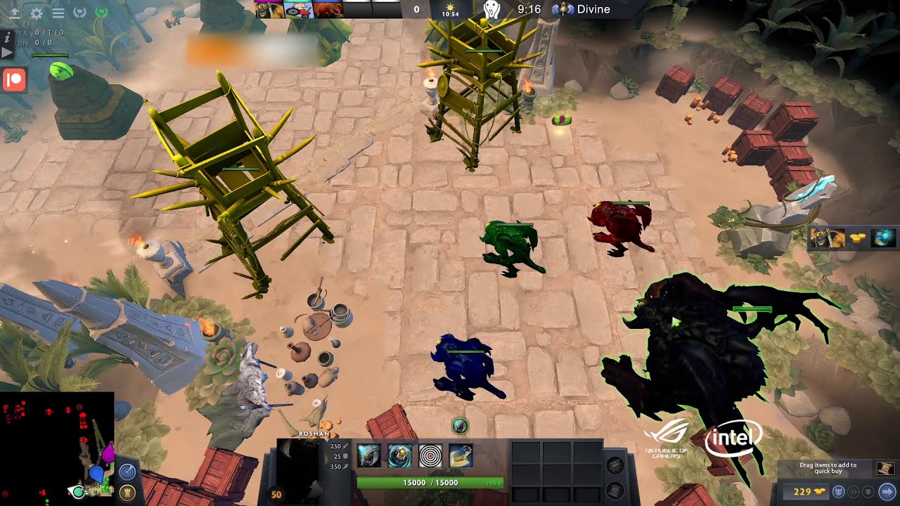 Roshan defense rebirth карта