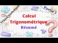 Calcul Trigonométrique Tronc Commun Part 1