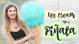How to Make a Pinata with Paper Mache | SoCraftastic
