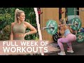 How I REALLY train II Week of my workouts - 6 Workouts