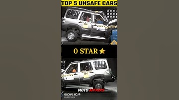 Top 5 unsafe car
