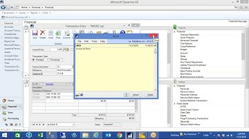 Dynamics GP Doc Attachment General Journal with Notes