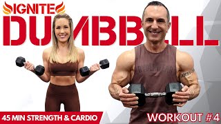 IGNITE #4  Home Dumbbell Workout To Get Toned Up For Summer Body. Get Lean With Dumbbells 💪 screenshot 5