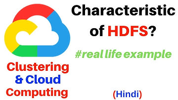 hdfs characteristics in hindi  |Hadoop distributed file system(HDFS)| cloud computing