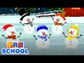 Пять маленьких снеговиков | детские песни | потешки | развивающий мультфильм