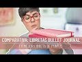 COMPARATIVA de LIBRETAS para BULLET JOURNAL | ¿Cuál es LA MEJOR LIBRETA DE PUNTOS?