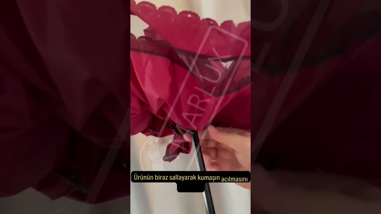 Marlux Yarasa Model Şemsiye Nasıl Açılır?