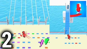 Bridge Race - Gameplay / Walkthrough Part 2 (IOS & Android Game)